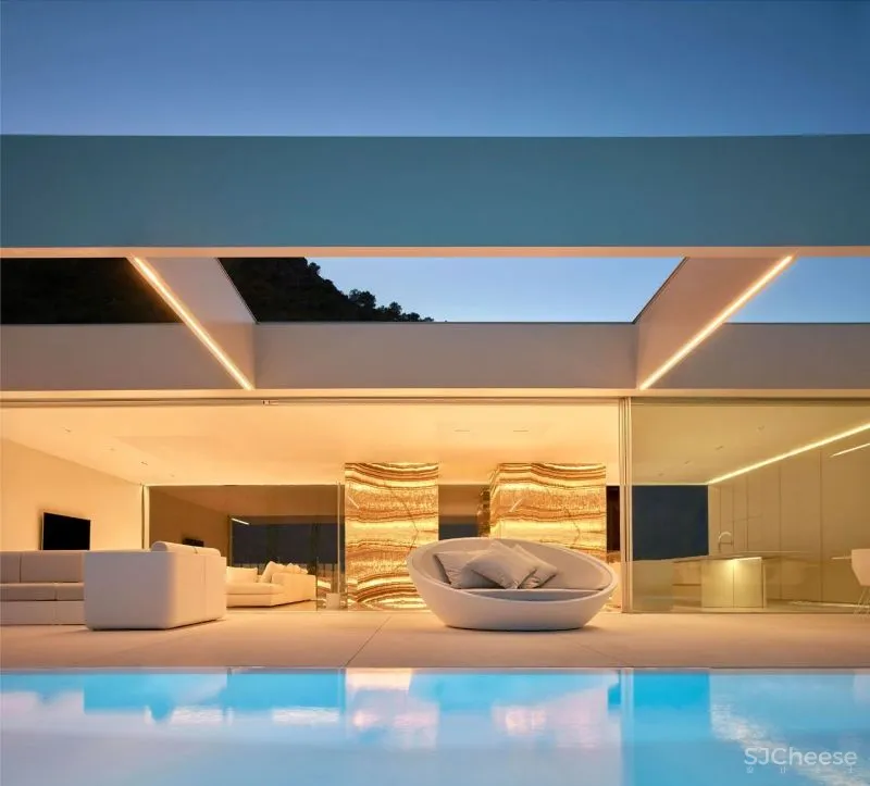 610㎡极简豪宅，宁静的高级感！