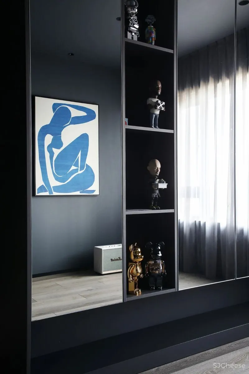 优雅从容的146㎡,五十度黑灰打造极致气质!