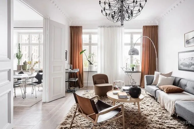 白色 灰色,北欧颜色