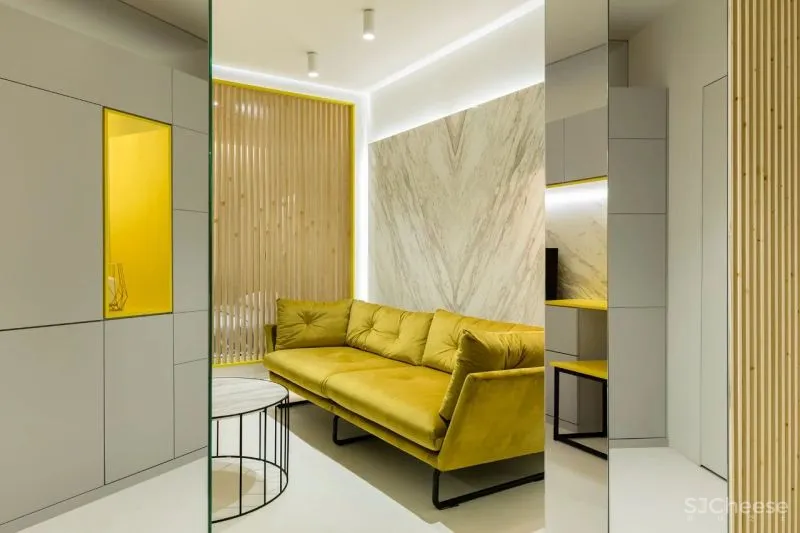 70㎡女生单身公寓，白色至上，前卫时尚