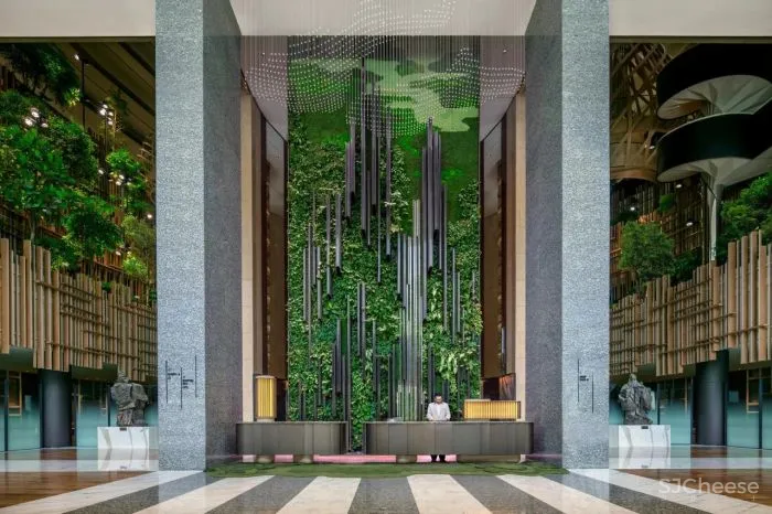 波特曼生前设计的酒店,中庭变花园,亲生物设计的典范