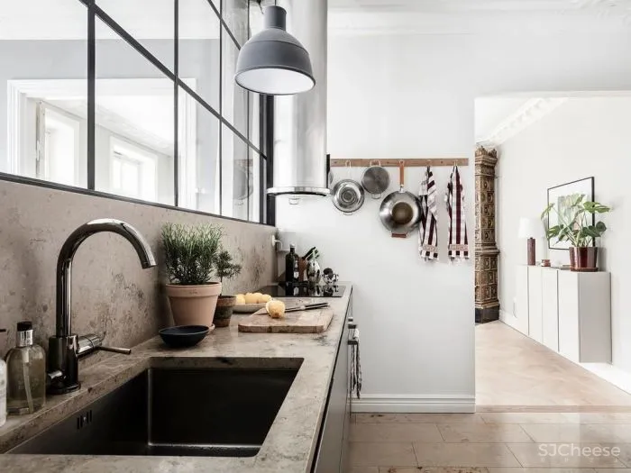 装修 灵感|瑞典普通民宅,垃圾户型也能清爽美貌!