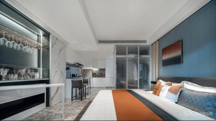 LSD葛亚曦-澳洲Stack 上海内环内「万科·中興路一號」skyline天际样板间