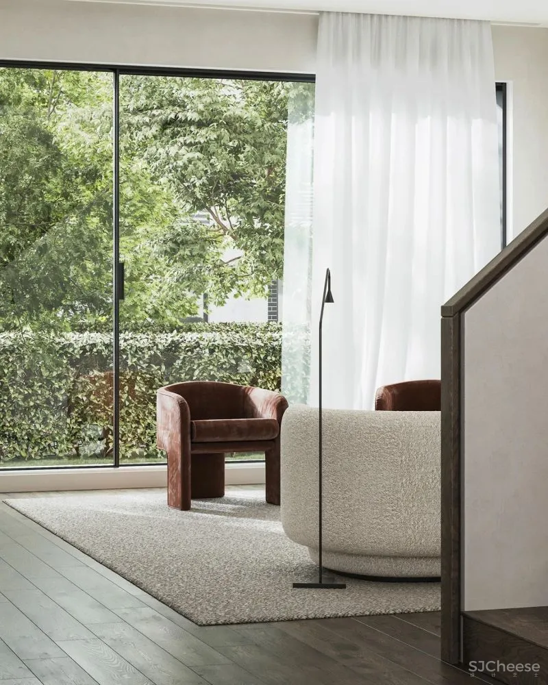 135㎡极简私宅,简单生活不简单的设计!