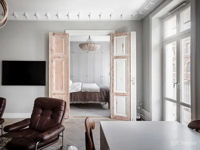 装修 灵感|瑞典普通民宅,垃圾户型也能清爽美貌!