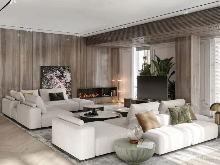 240㎡现代折衷主义,奢尚!