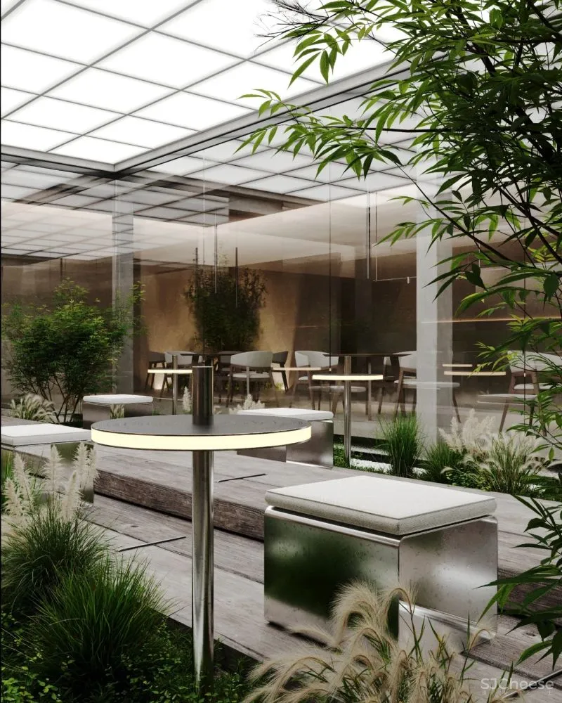 Nikita Riasov新作|体验材质的生活餐馆