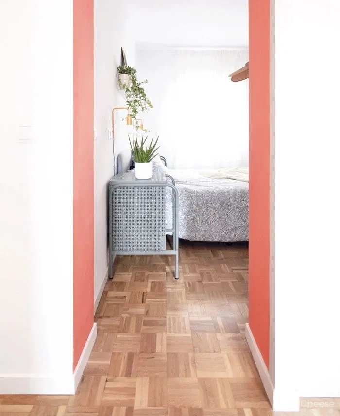 将几种色彩通过不同的材质表现出来,这个新旧结合的家清新又活力