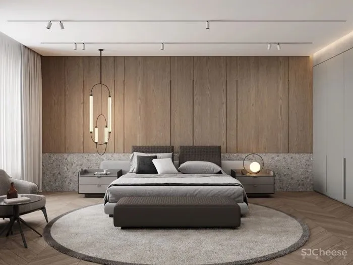 190㎡三居室,简练的舒适感!