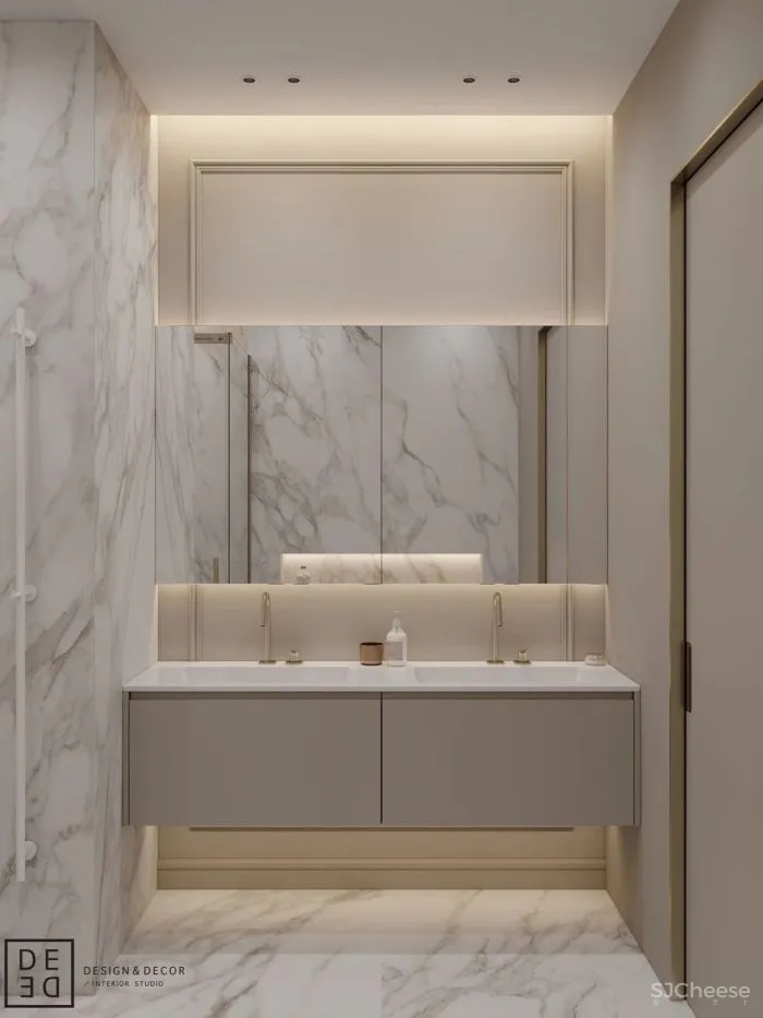 190㎡三居室,简练的舒适感!