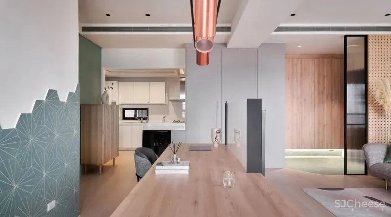 一间被光和爱贯穿的家,多了间书房,扩大了餐厅,生活得更加惬意了!