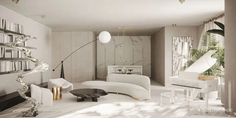 170㎡极简宁静,城市魅力