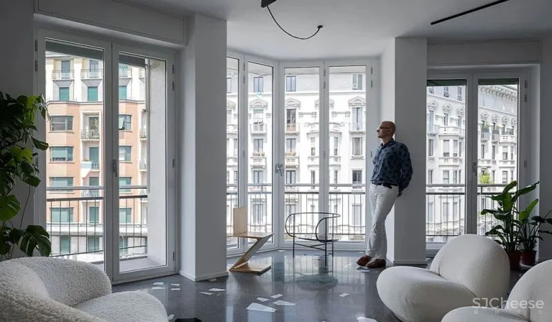 设计师的家,隔而不断的墙面让空间更灵巧!