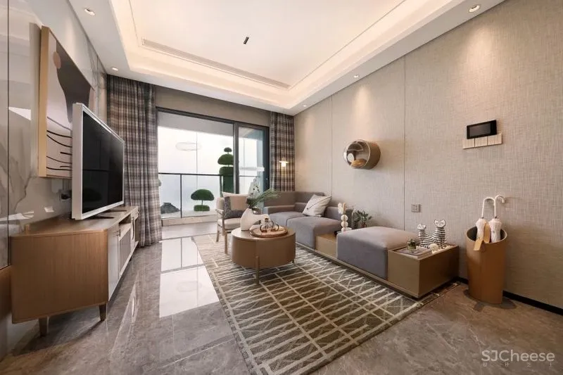 创库设计 深圳中海阳光橡树园：城市之中沐光而居，小空间的大安逸