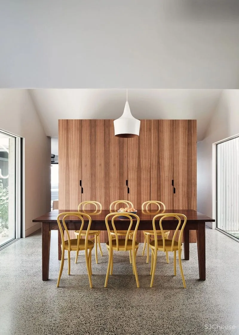 两层乡下房,水磨石地板美观又实用