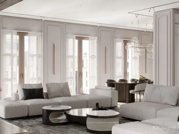 240㎡现代折衷主义,奢尚!