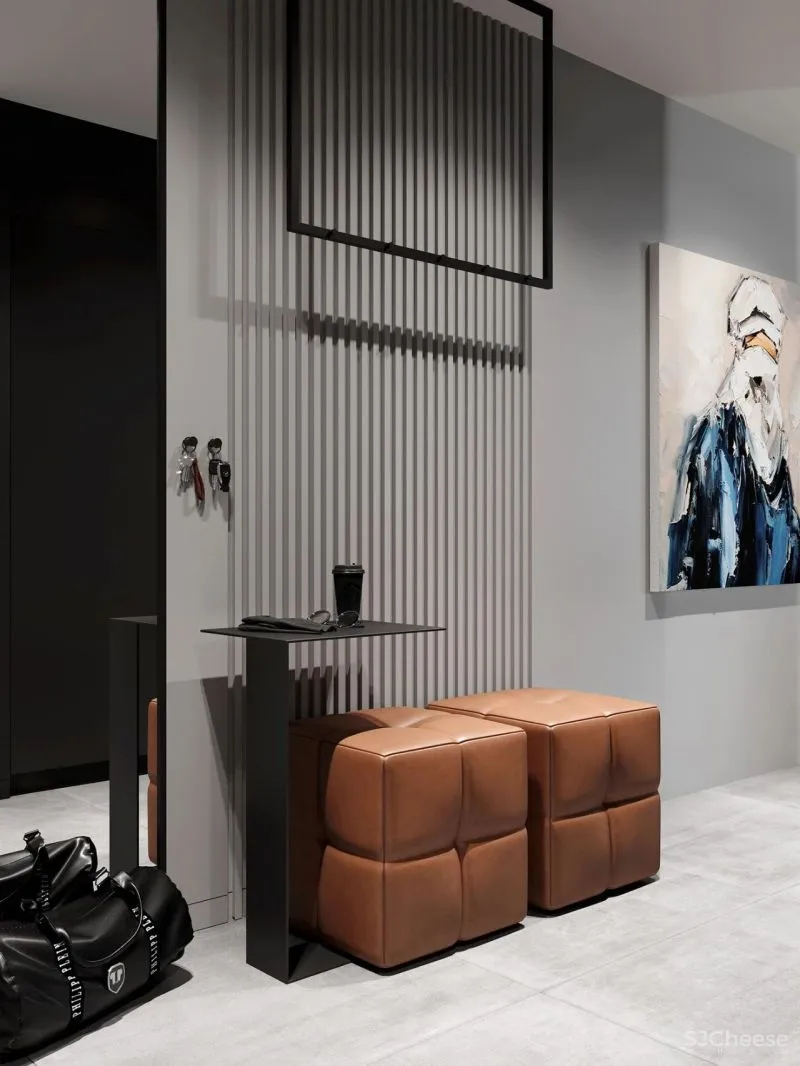 177㎡纯灰大宅,纯粹舒适的设计感之家