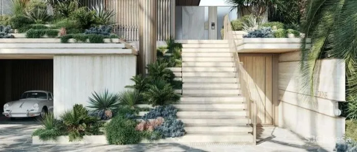 大平层+垂直森林,一层三户的独立式户型太赞了