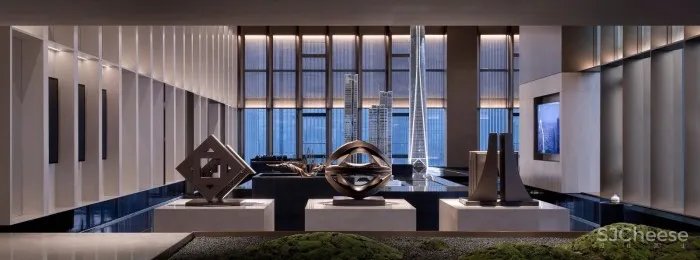 琚宾最新力作 重庆最高豪宅地标:江北嘴「国际金融中心A ONE」营销中心