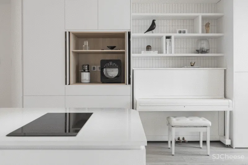 原木与白色的搭配，擦出不一样的小清新火花!