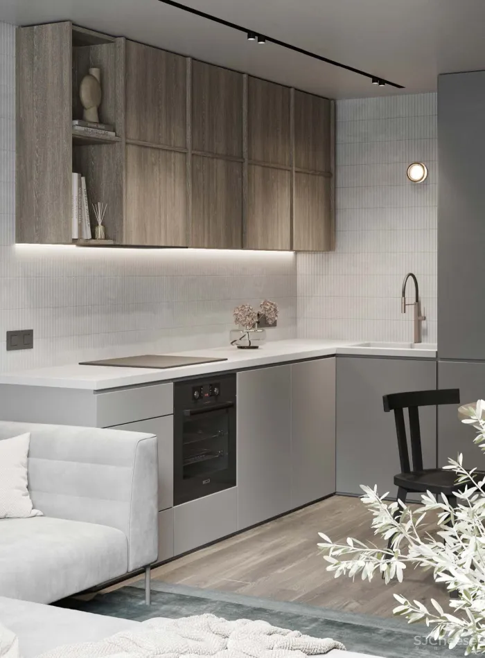 72㎡ 二室一厅二卫,精致的简约设计超有格调!