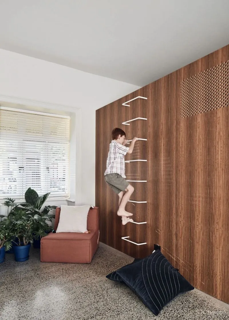 两层乡下房,水磨石地板美观又实用