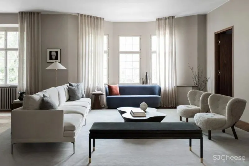 250㎡精致公寓,中世纪现代主义的清晰氛围!