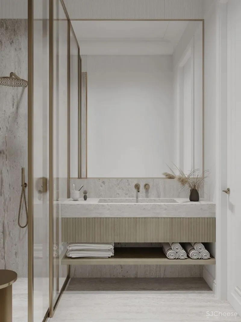 65㎡禁欲主义单身公寓,优雅与克制的协调!