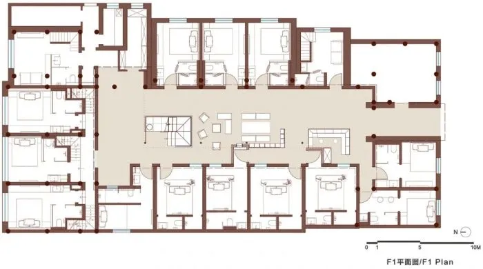 新作 厚重与轻盈 三好三好酒店改造,北京 未来以北工作室