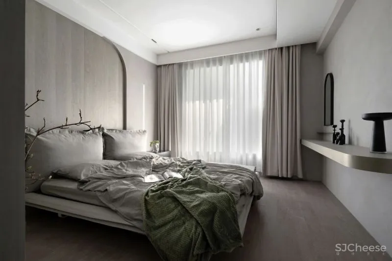 微水泥 木饰面,纯粹自然的侘寂格调 菲拉设计