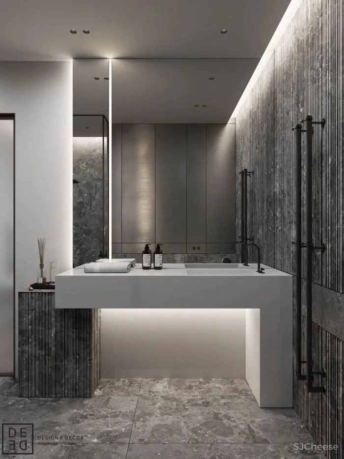 190㎡三居室,简练的舒适感!