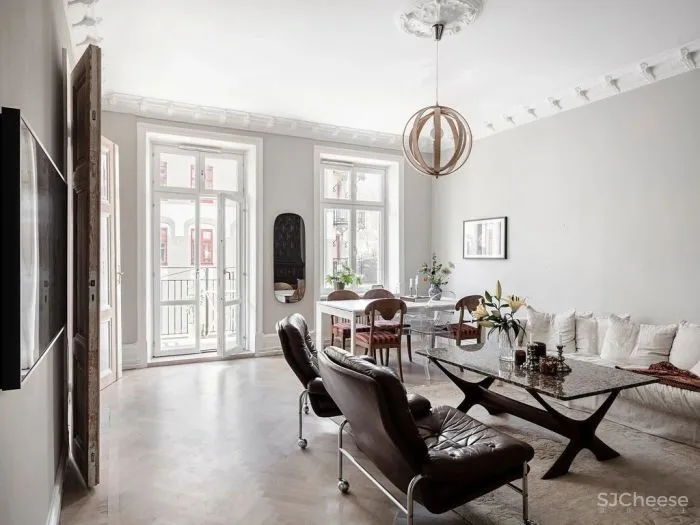 装修 灵感|瑞典普通民宅,垃圾户型也能清爽美貌!