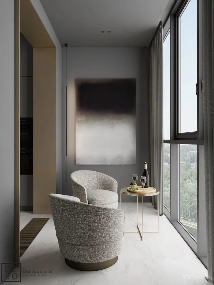 190㎡三居室,简练的舒适感!