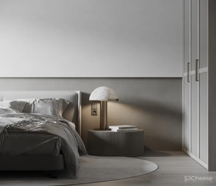 72㎡ 二室一厅二卫,精致的简约设计超有格调!