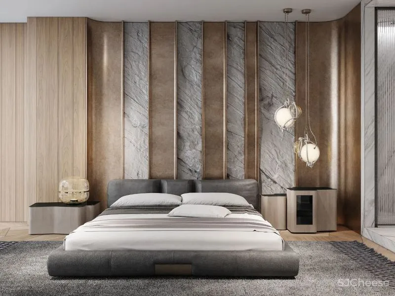 157㎡ 高颜值的男性空间,客厅太抢眼了!