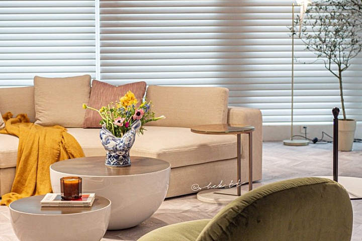 温暖初春 奶油色的家