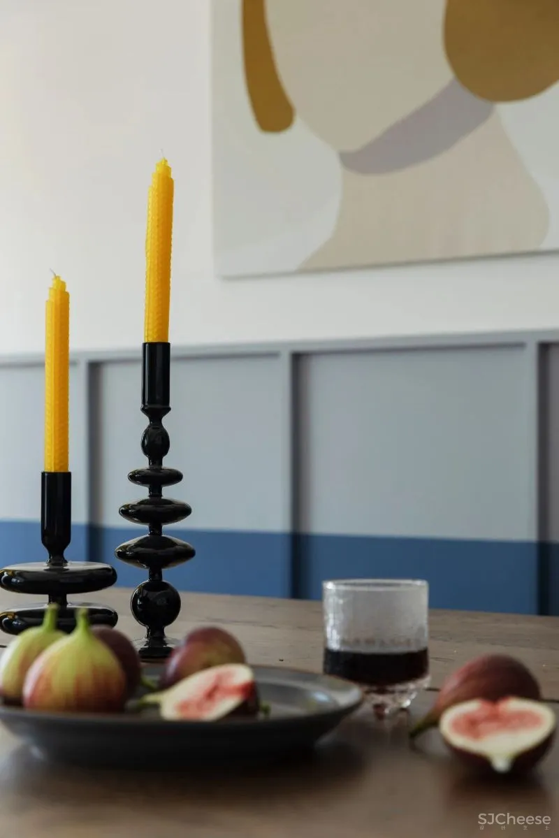 屋主审美太仙了!121m²蓝 黄大胆撞色!精致又实用!