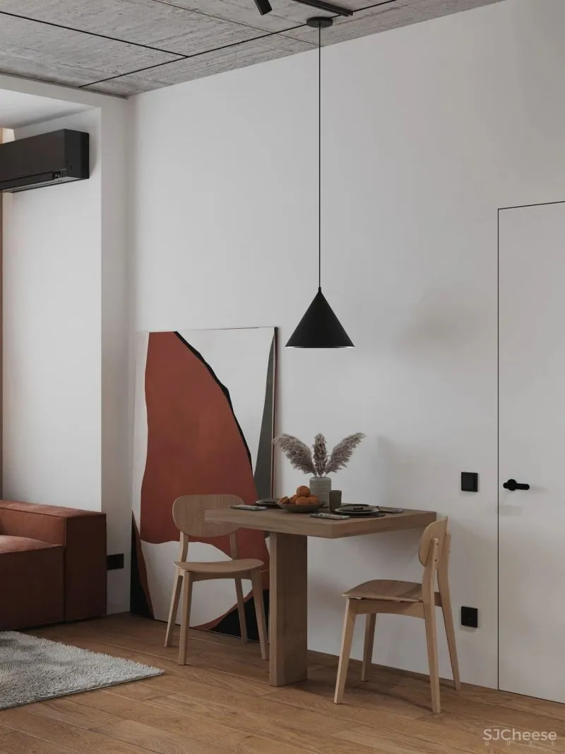 天然质感公寓,暗藏小户型的生活哲学!