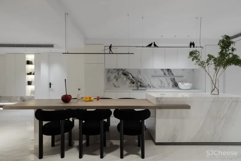 温暖初春 奶油色的家