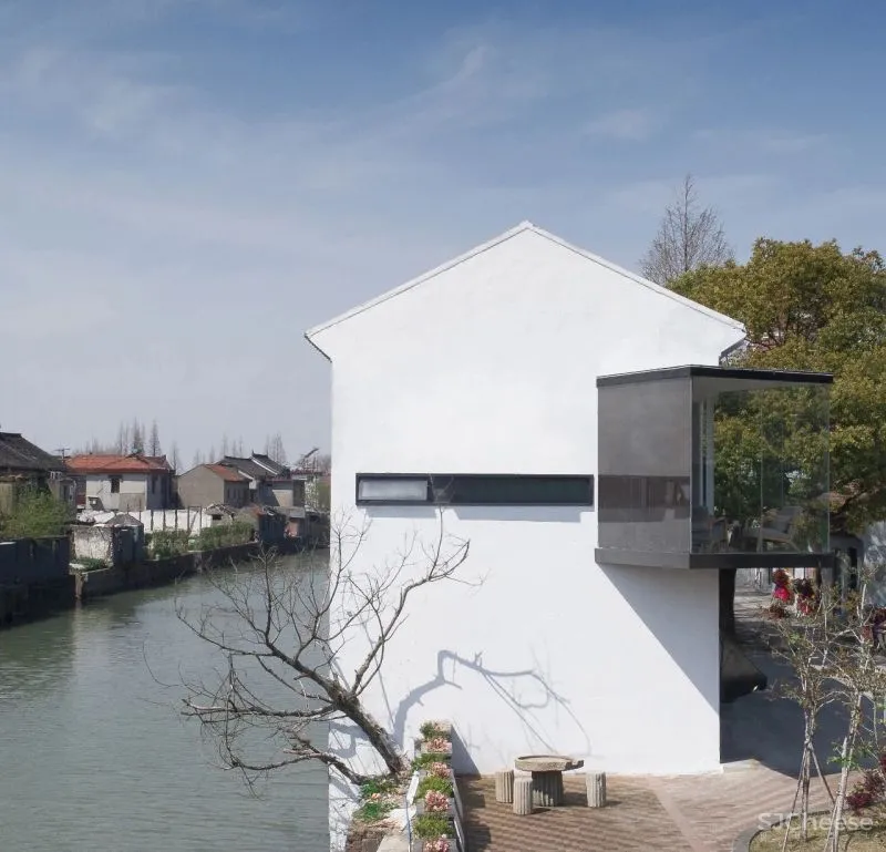 淀川建筑事务所 × 云间粮仓:漂浮在河边的茶室