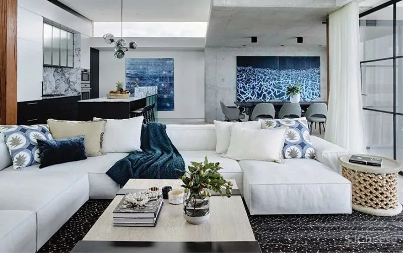 海滨别墅改造,传统与现代的色彩碰撞!