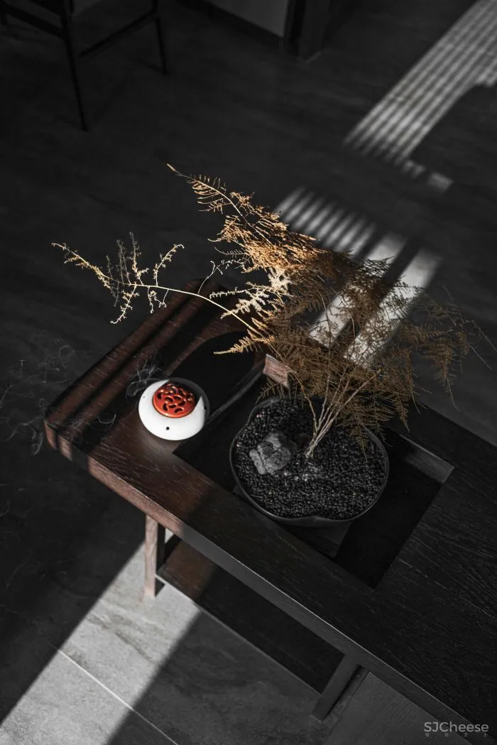 清杺之禅,朴素雅致的中式跃层 原木空间设计