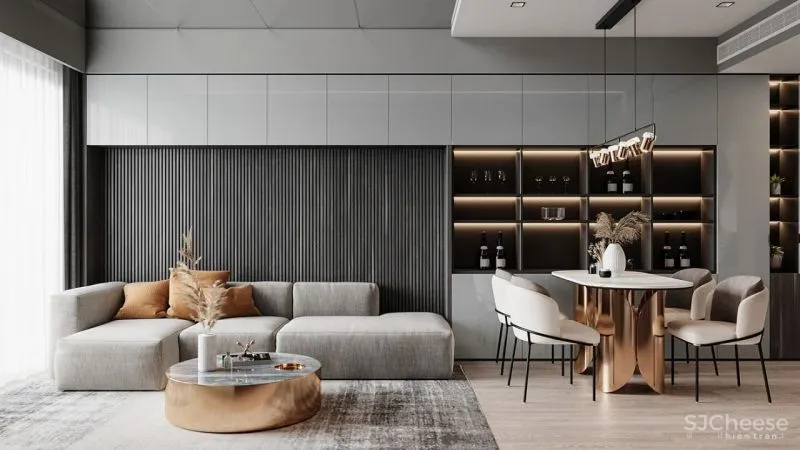 120㎡高级灰,尽显简约之美!