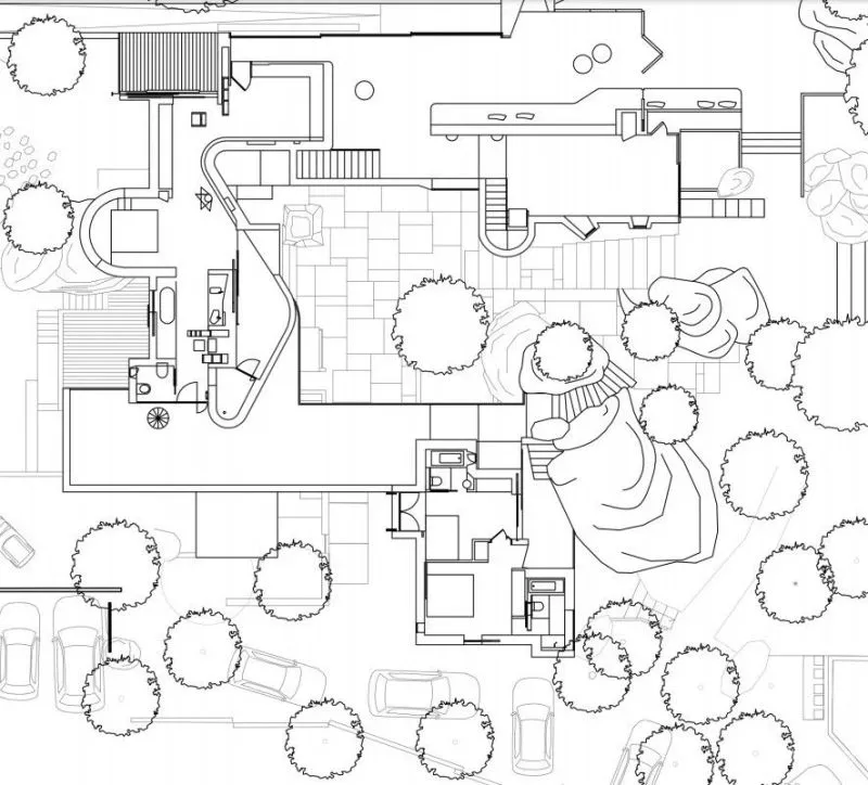 750㎡乡野别墅,与自然融为一体的设计典范