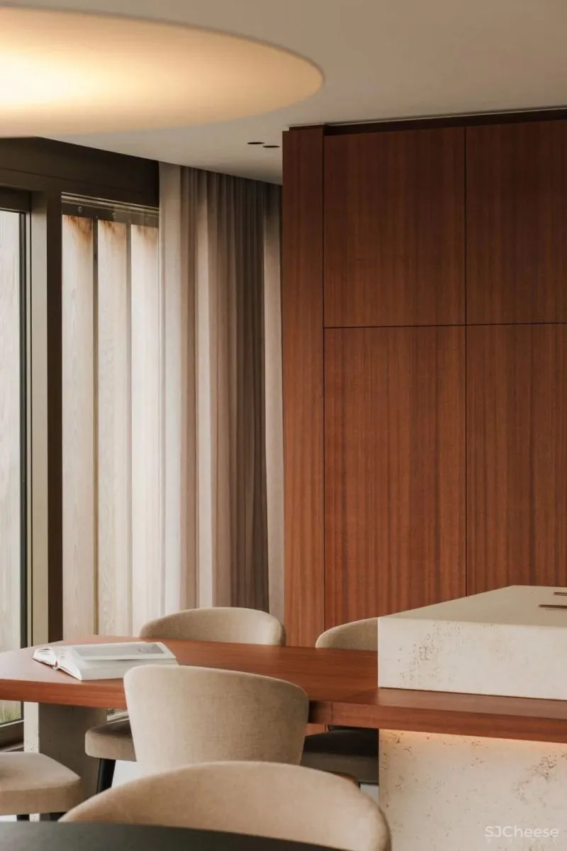 125㎡顶层公寓现代极简室内装饰设计