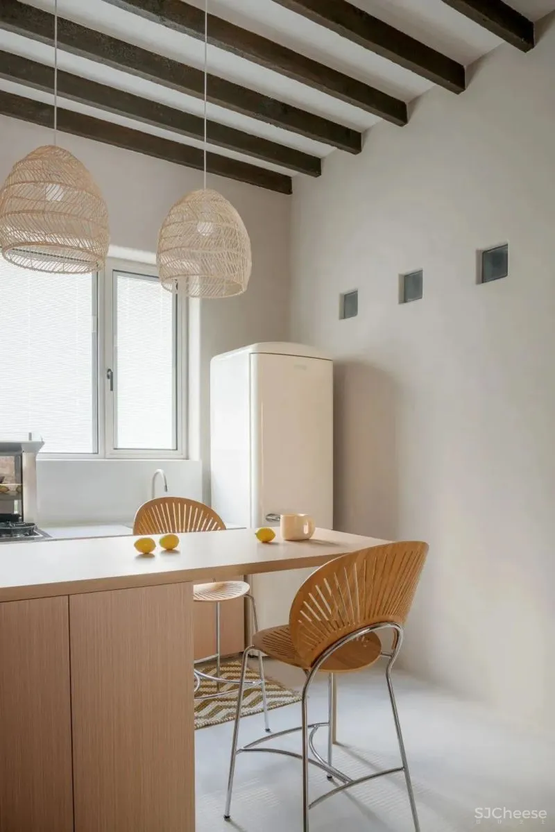 风和树影，重获新生的70㎡上海老洋房 桐话空间