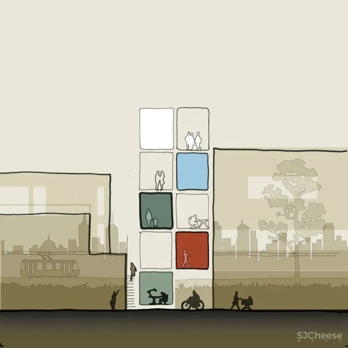 国际一线女设计师作品Mixed Use House