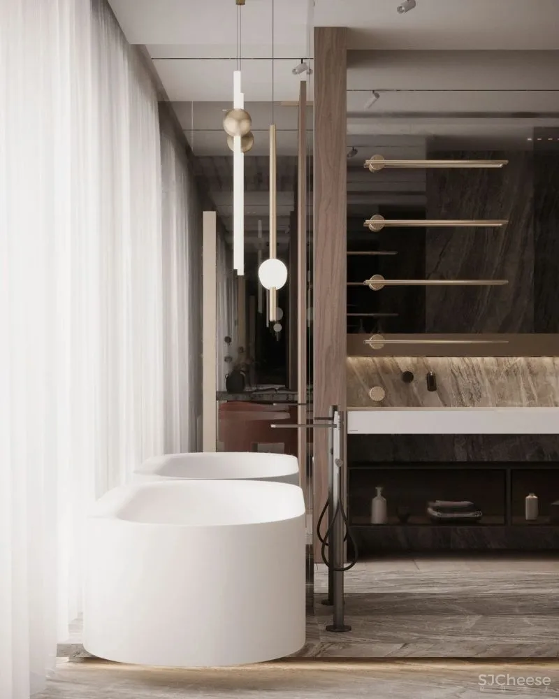 170㎡极简宁静,城市魅力