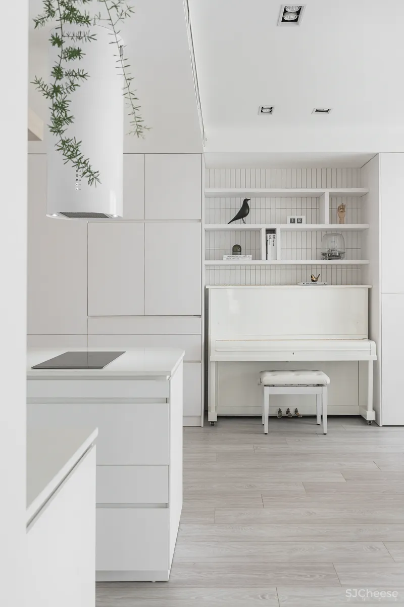 原木与白色的搭配，擦出不一样的小清新火花!