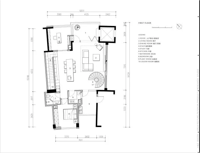 200㎡现代简约,时尚的弧形楼梯,舒适温馨的家,档次优雅!